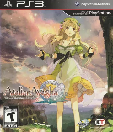 Atelier Ayesha - The Alchemist of Dusk (USA) box cover front